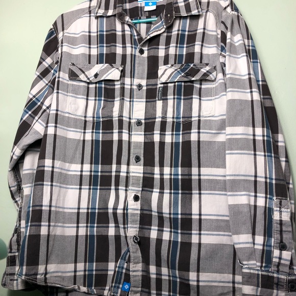 Columbia Other - EUC PLAID COLUMBIA BUTTON DOWN LONG SLEEVE